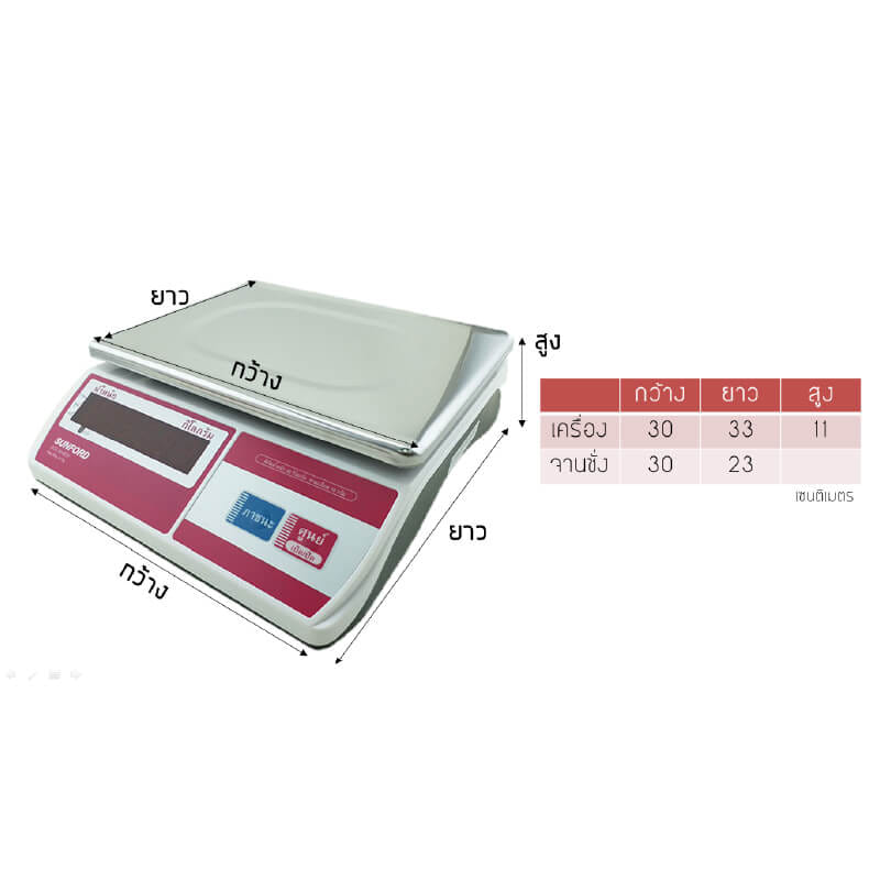 เครื่องชั่งน้ำหนัก SUNFORD ACS-30-FE31_1